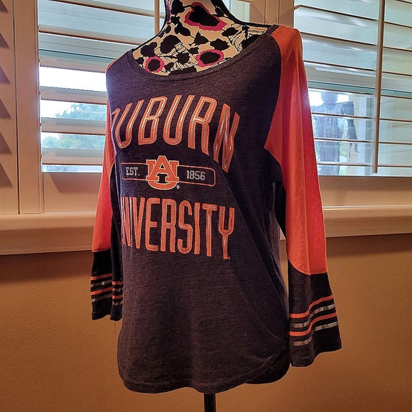Auburn University 3/4 Sleeve Shirt S - Picture 3 of 16